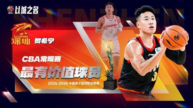 开云体育-CBA常规赛奖项出炉：贺希宁MVP 新秀庞峥麟进一阵